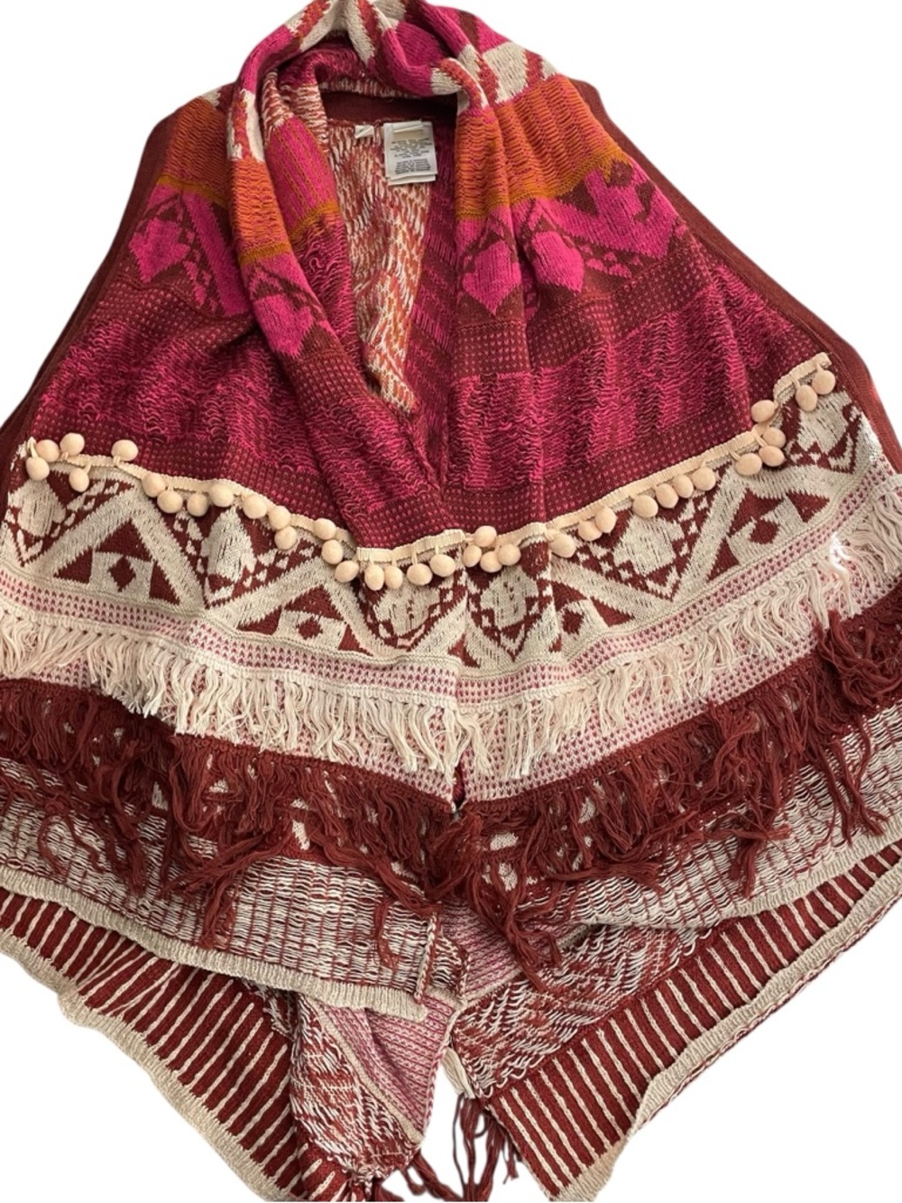 Anthropologie‎ Moth Durango Jacquard Boho Vest - Picture 13 of 15